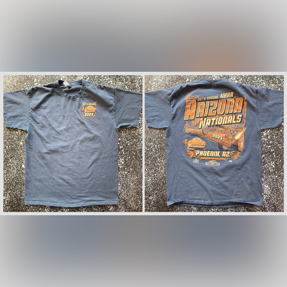 2023 NHRA Drag Racing Nationals Arizona Size Large (Gray)